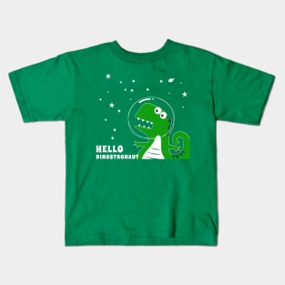 Cute Astronaut dinosaur. Kids T-Shirt